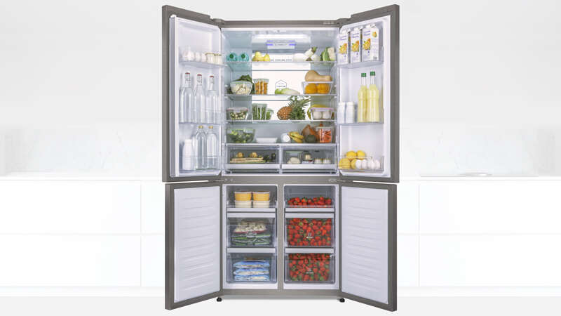 Extra large capacity that fits any kitchen