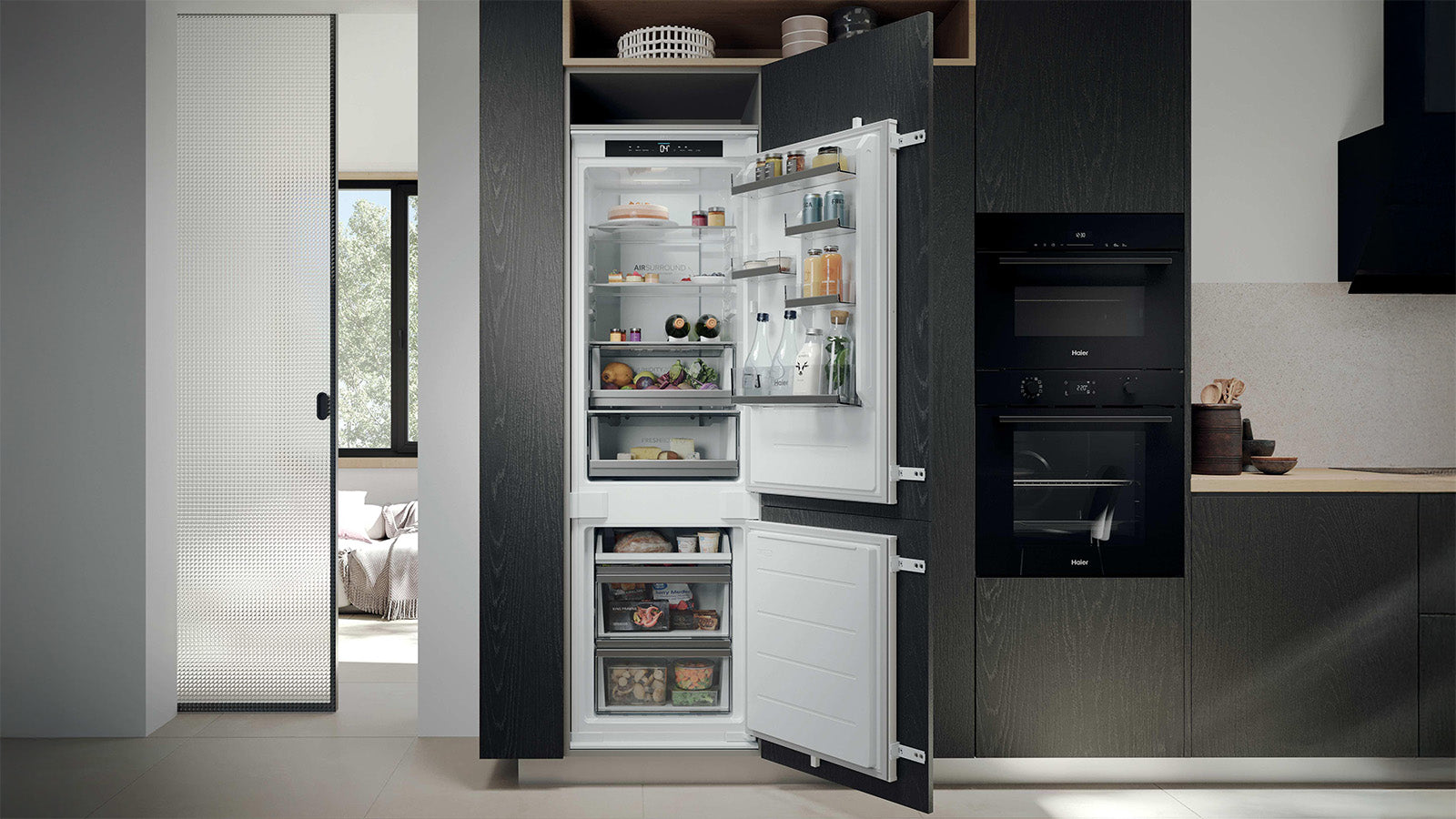 Haier ID Titanium 2 – vestavná chladnička