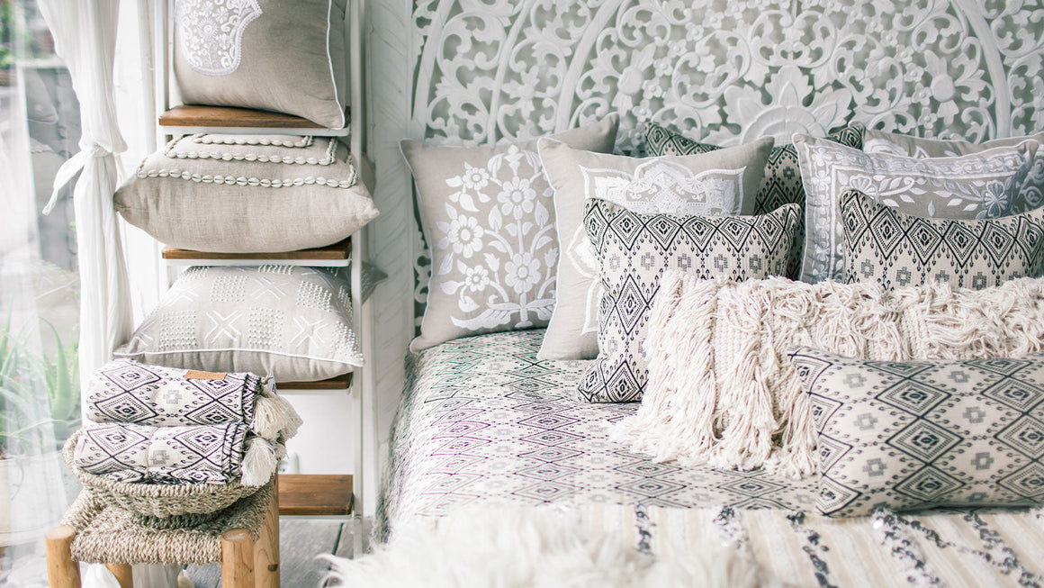 Hand-embroidered sheets