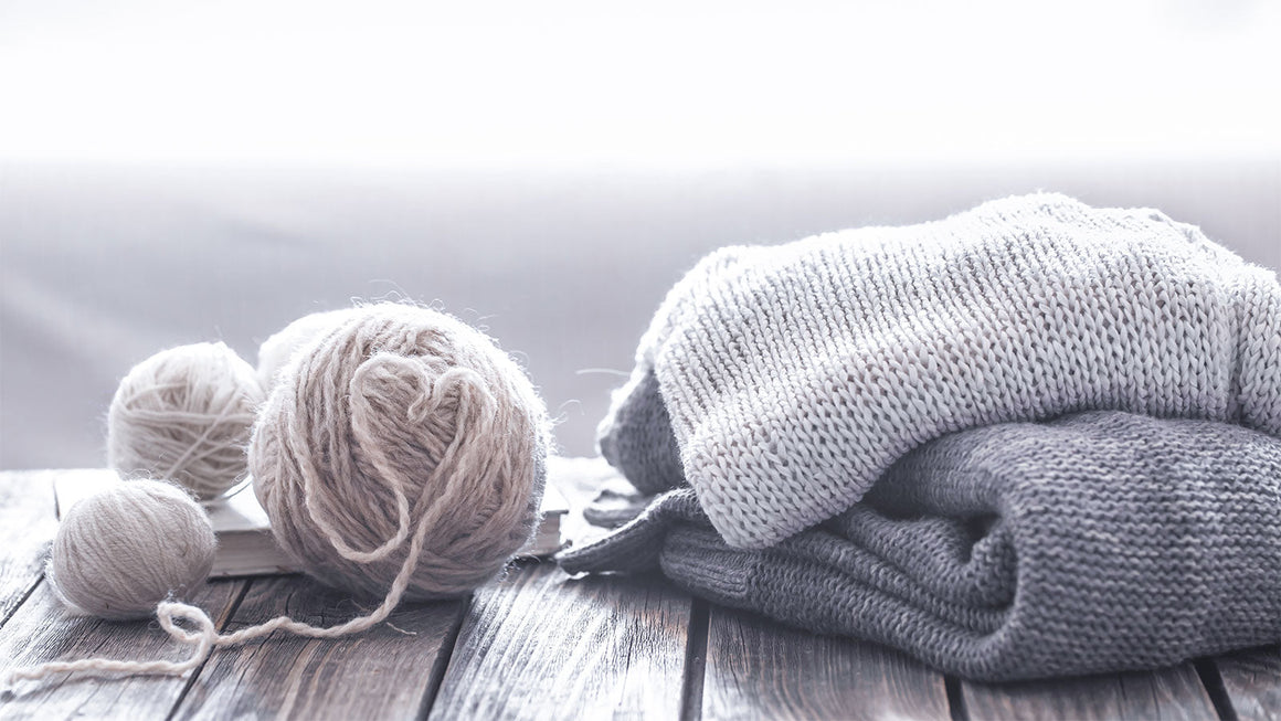 Hand-embroidered knits