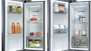 Switch from fridge to freezer and back