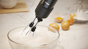 Effortless and efficient whisking with dual whisk