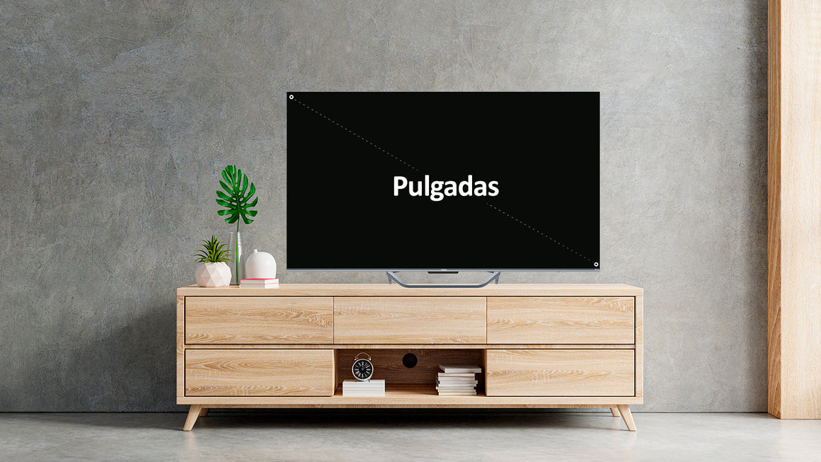 Cómo medir las pulgadas de un televisor