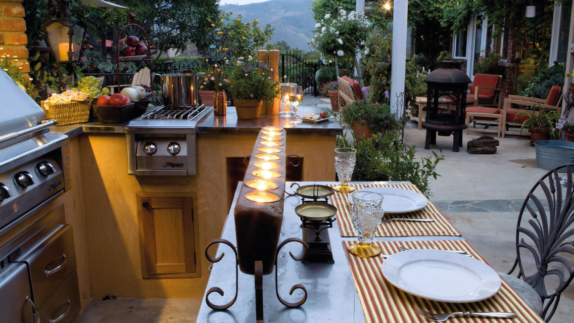 Créer une cuisine d’été en extérieur