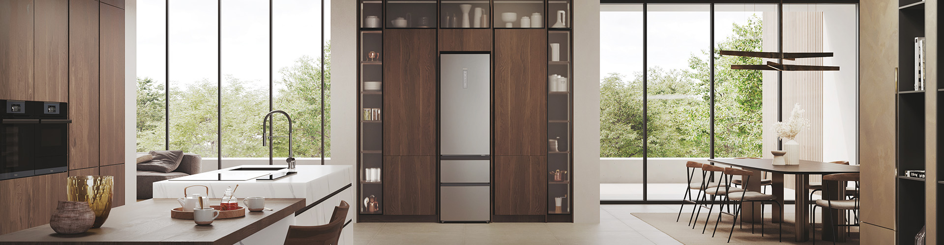 Poznaj 3-drzwiowe lodówki Haier