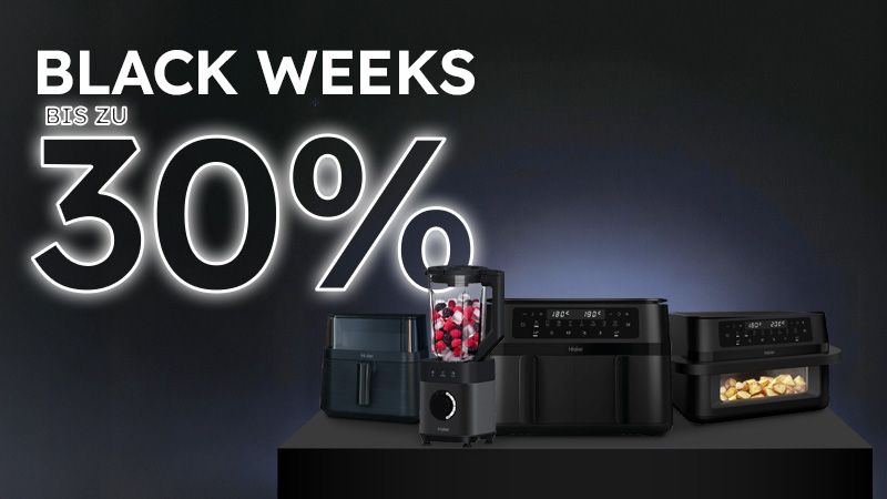 Black Weeks. Bis zu 30% sparen auf Küchenkleingeräte.