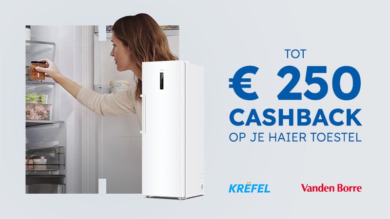 Tijdelijke cashbackactie
