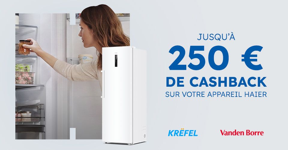 Cashback chez Haier