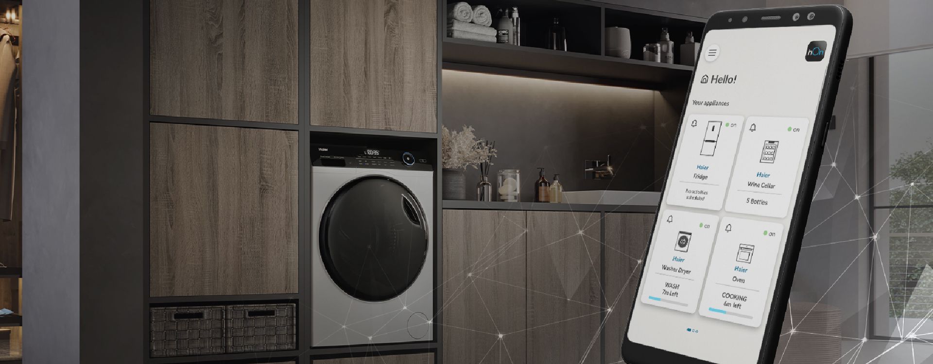 Le lavage connecté Haier