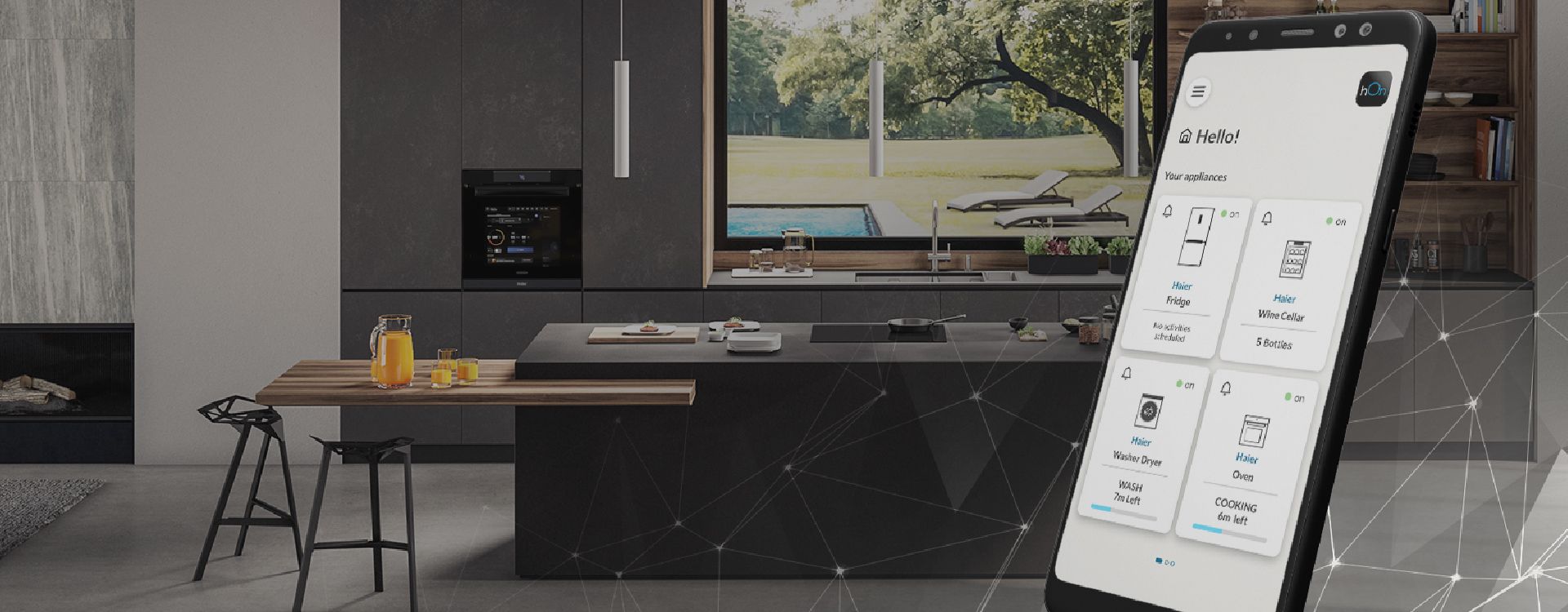 Conectividad Haier en la cocina