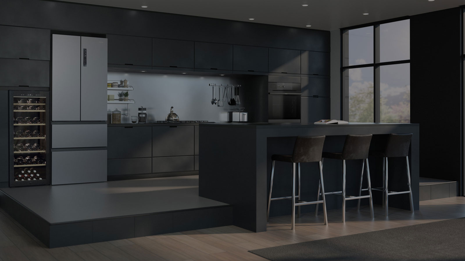 Többajtós hűtőszekrények