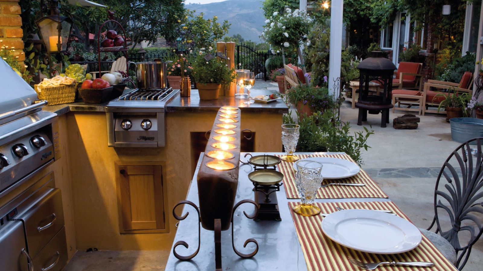 Créer une cuisine d’été en extérieur