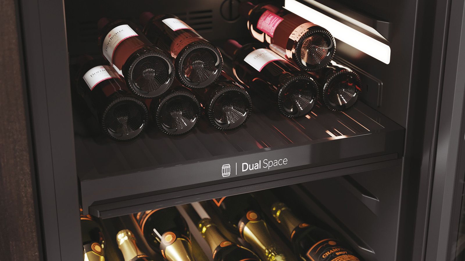 Weinkühlschrank mit 2 Zonen: Wie man sich entscheidet