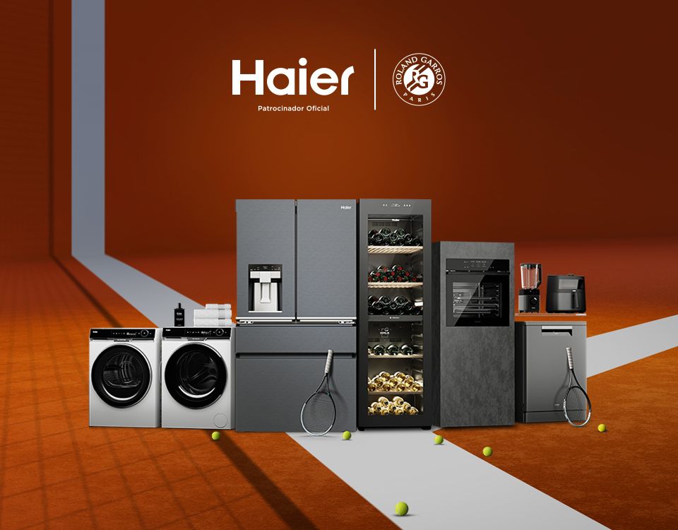 Disfruta del Roland Garros con 15% de dto. en electrodomésticos Haier seleccionados