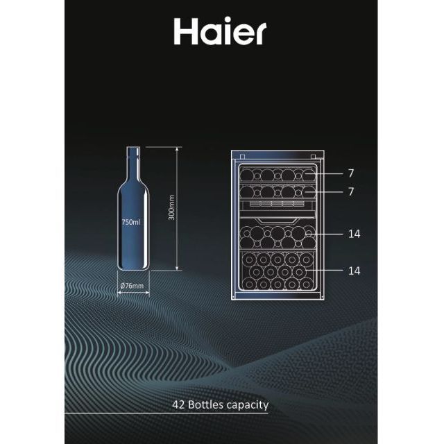 Haier HWS42GDAU1 - Vinoteca 42 Botellas Clase G 2 Zonas WiFi Iluminación  LED · Comprar ELECTRODOMÉSTICOS BARATOS en