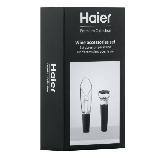 Set Accessori Vino Haier - Aeratore Salvagocce E Tappo Sottovuoto, Qualità Premium - Foto 4