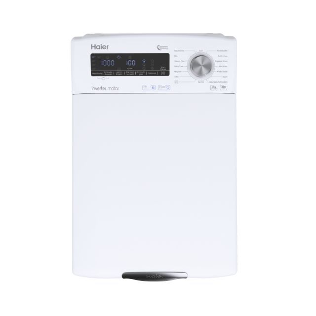 Haier Toplader Waschmaschine 7 Kg Mit Dampffunktion Und Inverter-Motor