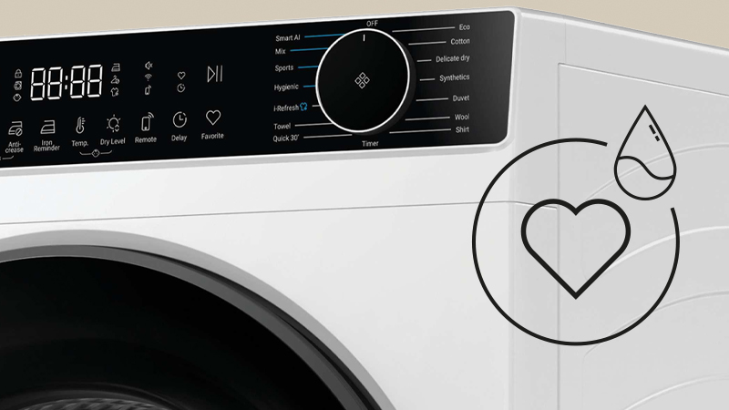 Save your ideal drying cycle