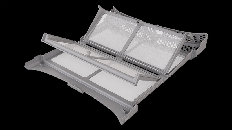 3in1 filter, for a better and easier maintenance