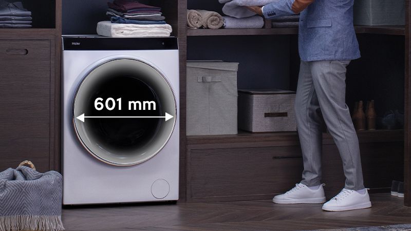 The impressive washing&drying capacity