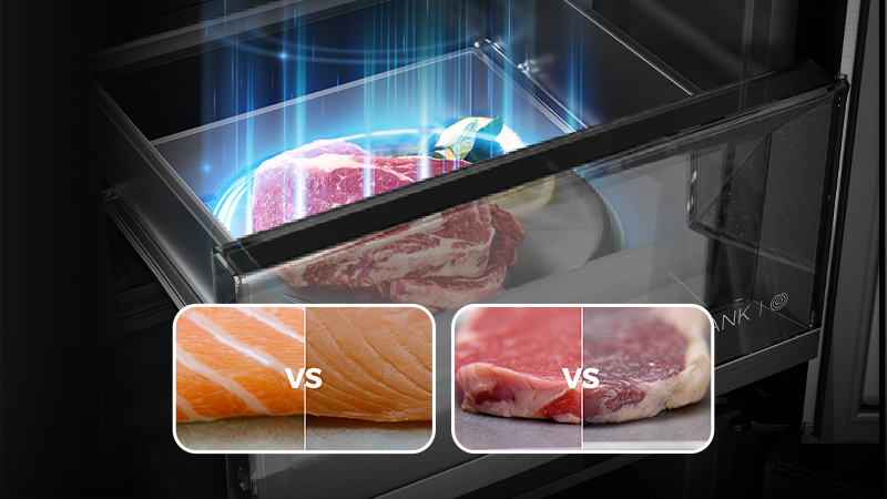 Extended storage for meat and fish