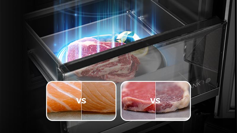Extended storage for meat and fish