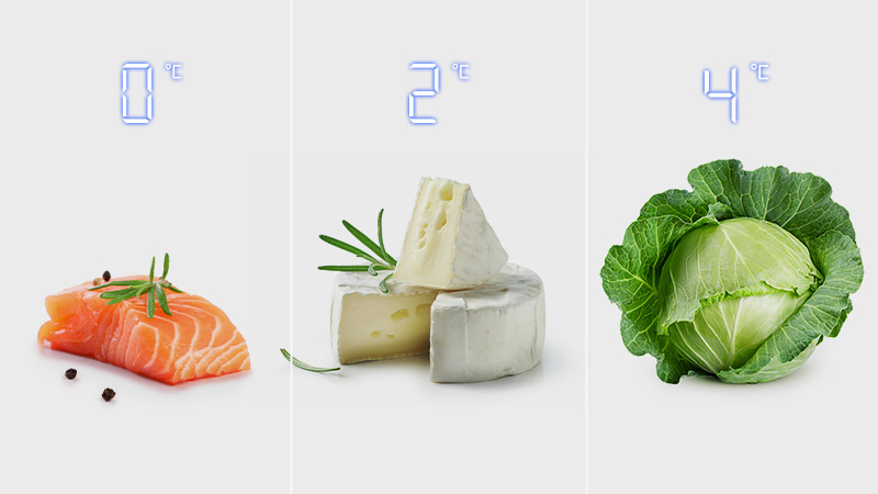 Jūsų pasirinktas maistas jūsų pasirinktoje temperatūroje