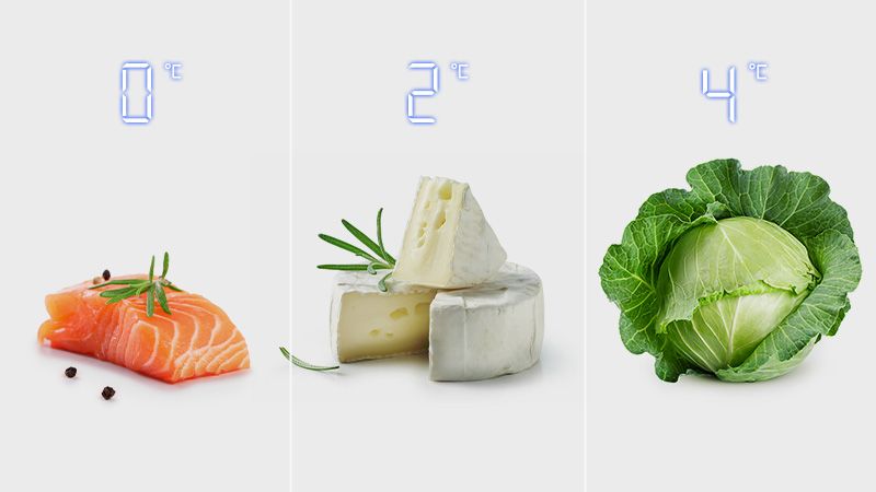 The food you choose at the temperature you choose