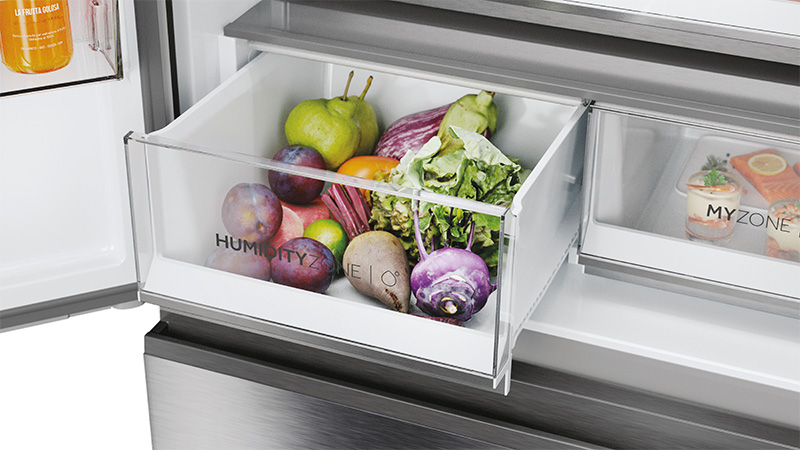 Une préservation optimale des aliments avec des espaces de stockage personnalisable