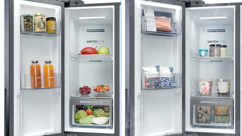 Switch from fridge to freezer and back