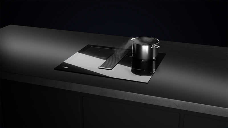 Dunstabzug passt sich an das Kochfeld an