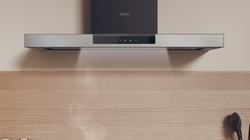 Clear vision and pleasant atmosphere during cooking