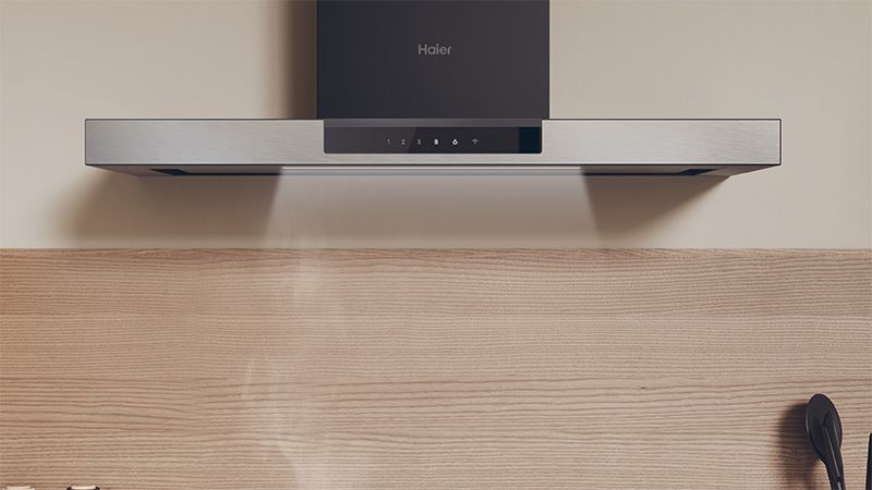 Clear vision and pleasant atmosphere during cooking