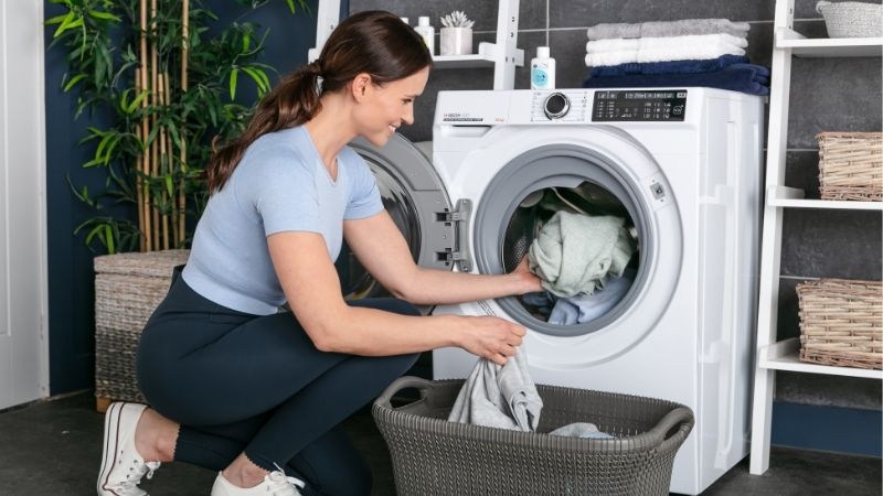 Suitable for all types of fabrics and washing programs