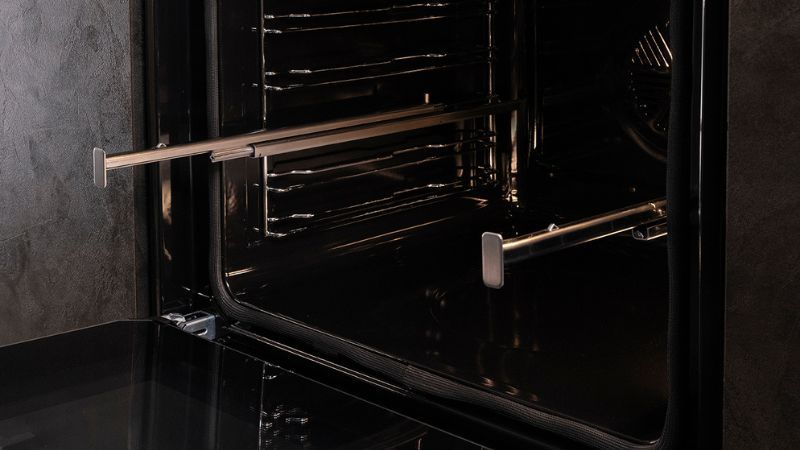 Rails télescopiques pour four