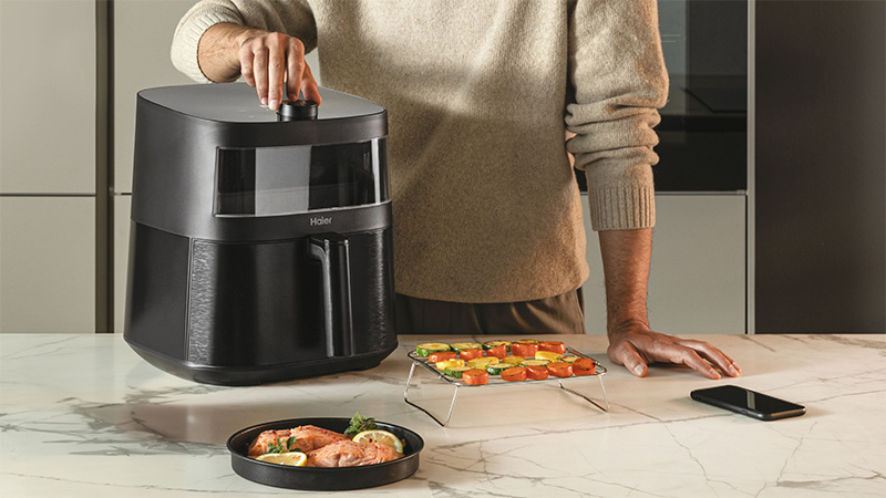 Découvrez la cuisson à plusieurs niveaux avec la grille de cuisson