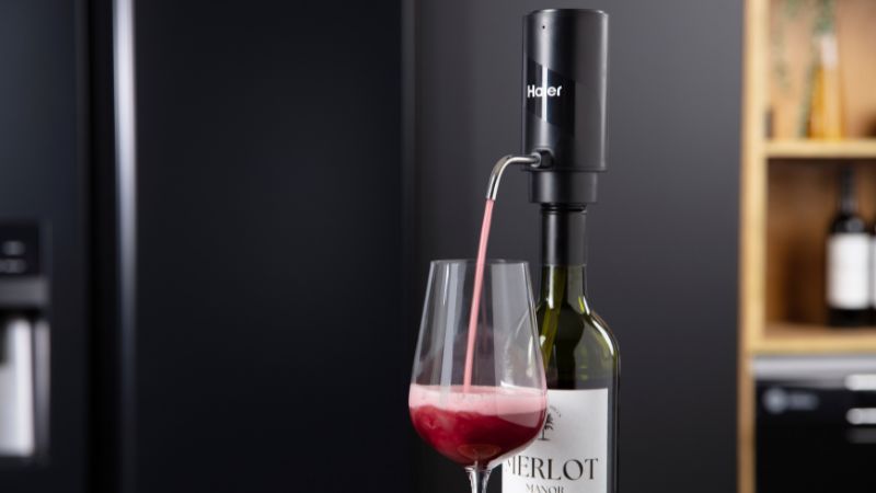 Accelerate wine aeration by 20 minutes