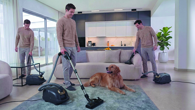 Clean without interruption