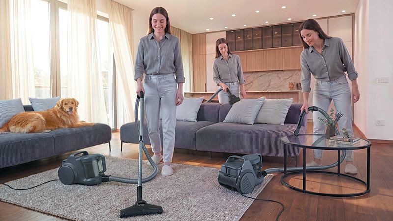 Clean without interruption