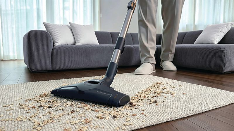 One nozzle to suit your carpet and floors
