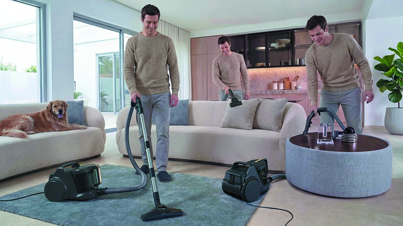 Clean without interruption