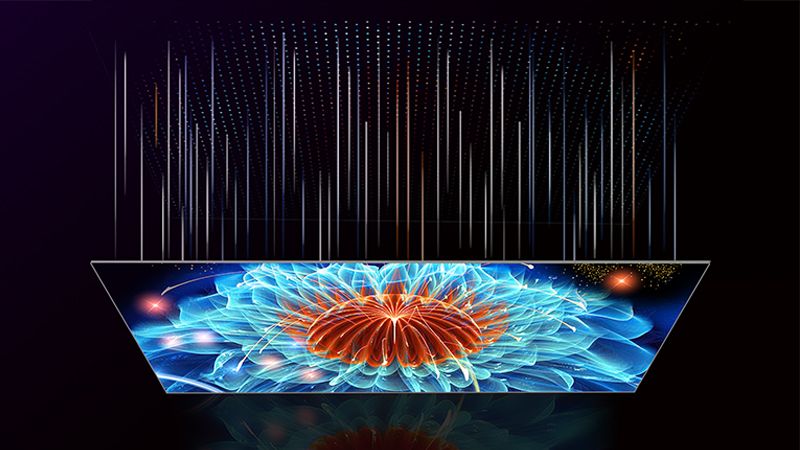 With Full Array LED Backlight there are LEDs across the whole screen. Light goes where it's needed, and dark parts stay dark.