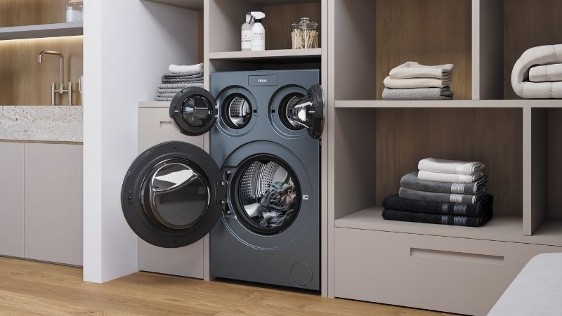 Half the laundry time, double the life moments