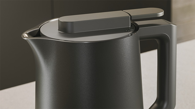 Special lid with button that reduces cooling