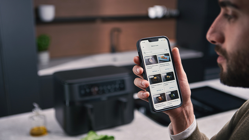 Une grande variété de recettes saines avec l’application hOn