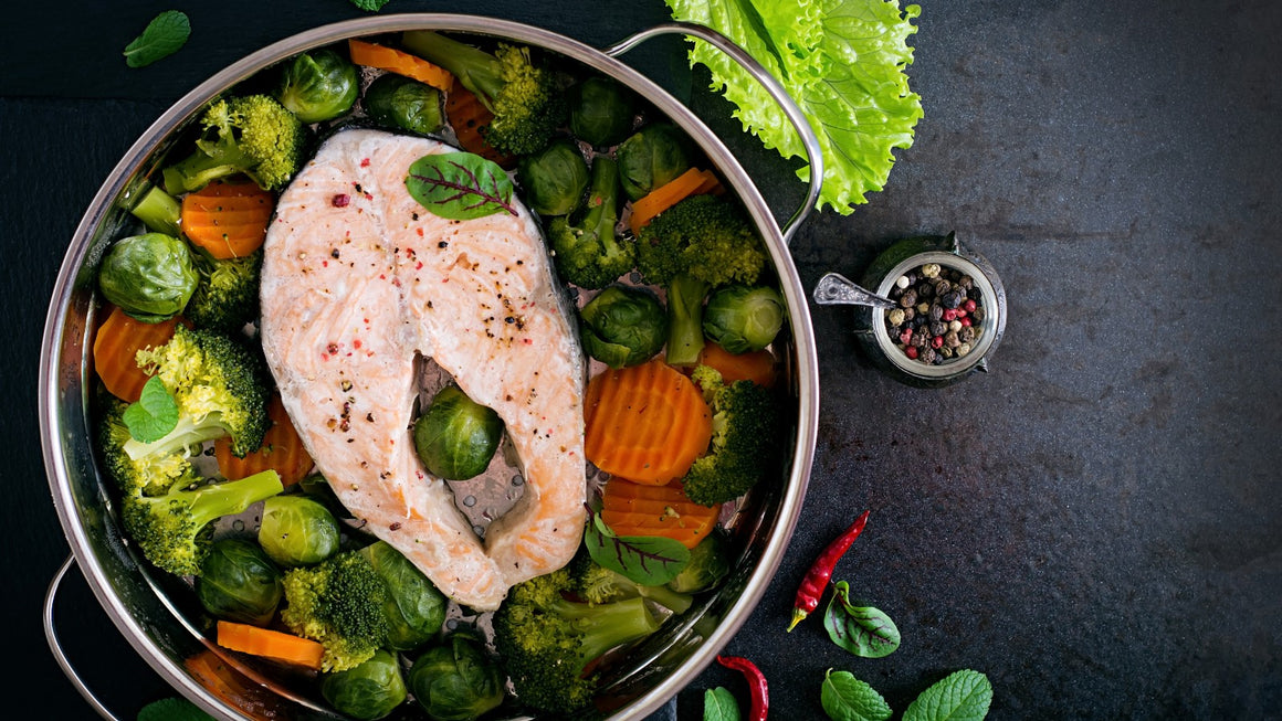 La cottura a vapore delle verdure con il forno