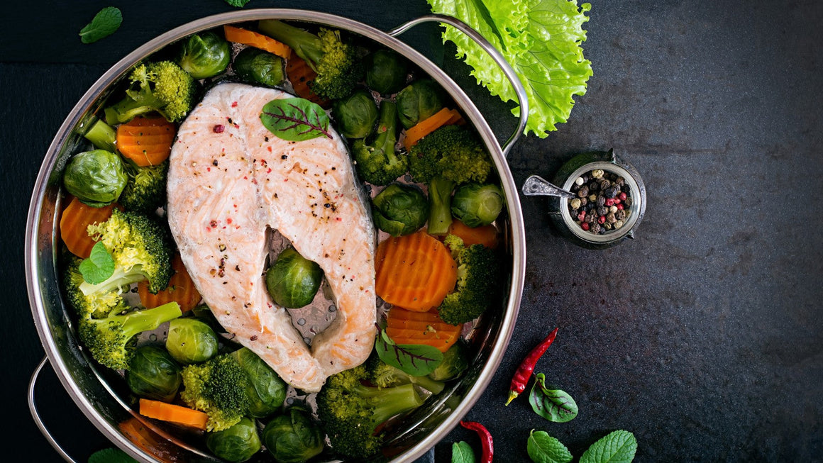 La cottura a vapore delle verdure con il forno