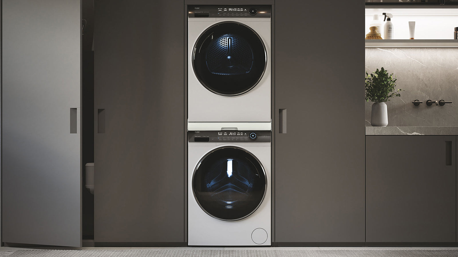 Stacking Kit per colonna bucato