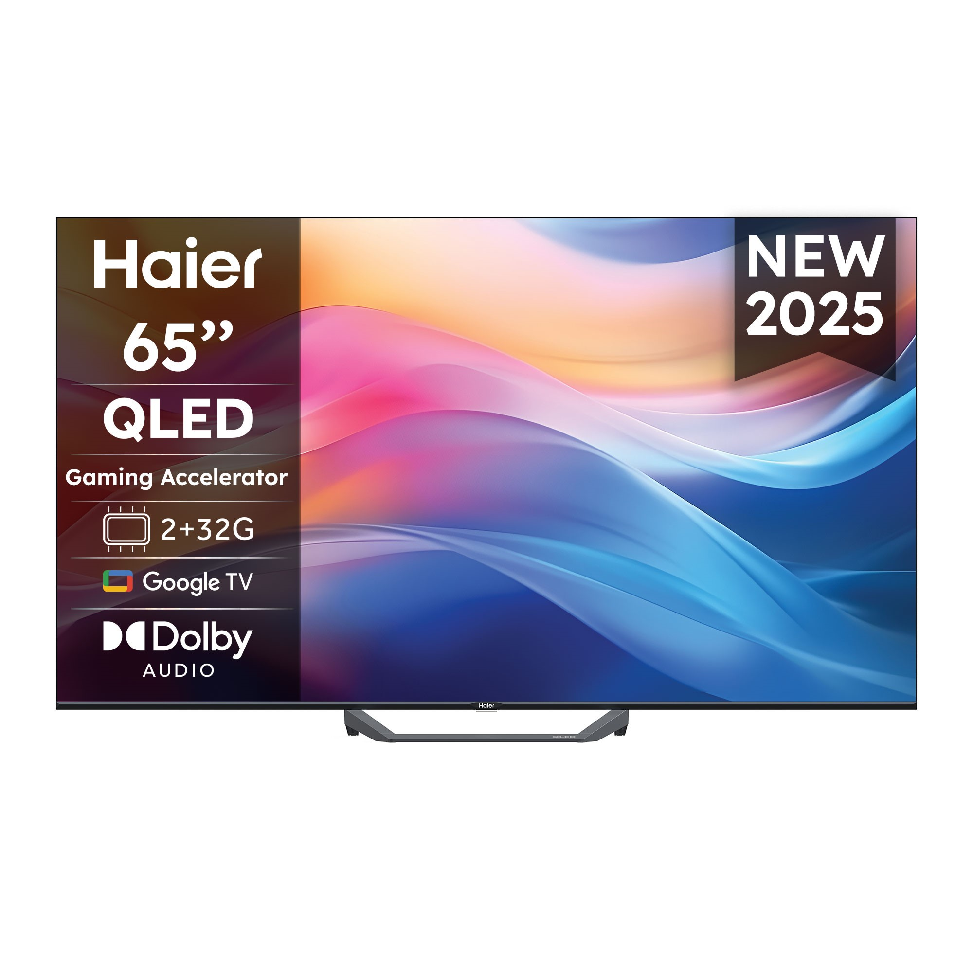טלוויזיה חכמה Haier QLED 65 אינץ' 4K Google TV דגם H65S80FUX