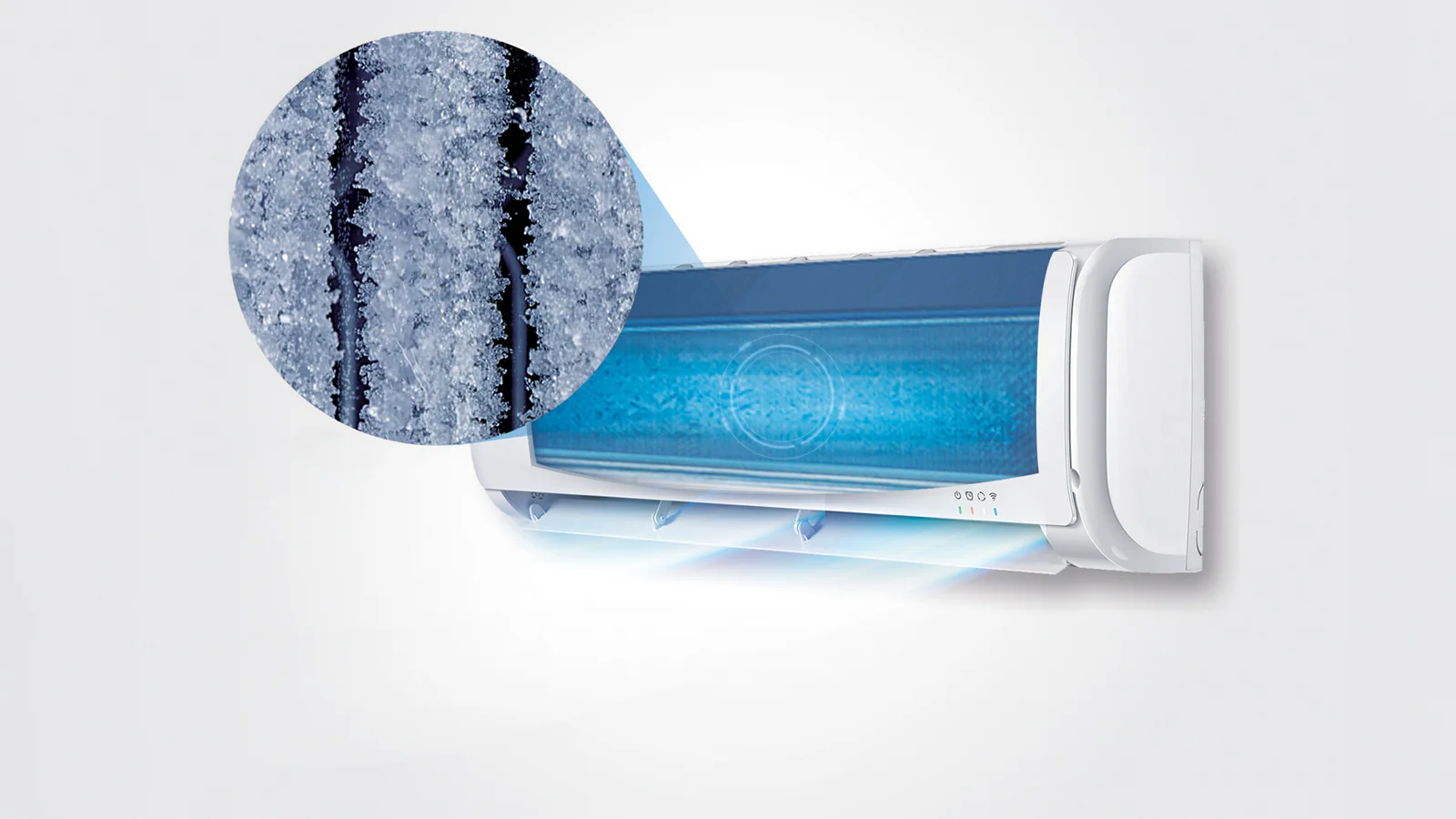 Tecnologia Self Clean di Haier che pulisce automaticamente lo scambiatore di calore